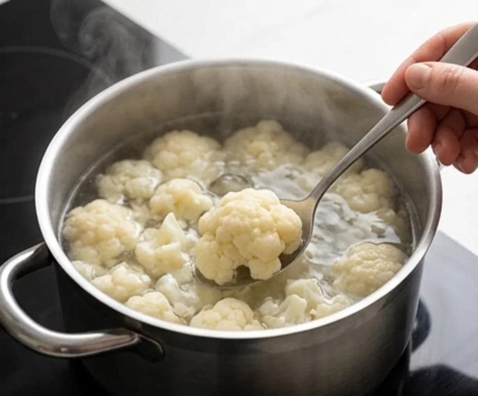 Boil the cauliflower