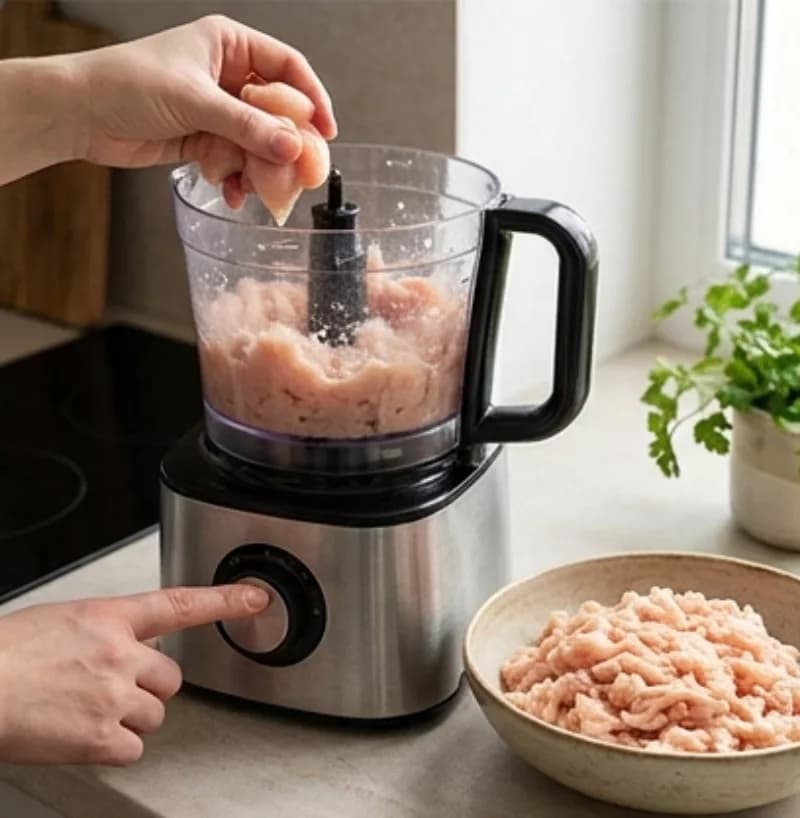 Измельчение курицы