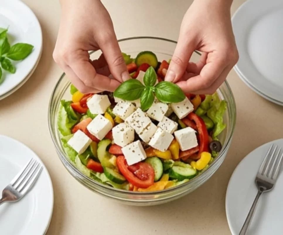 Add Feta and Serve