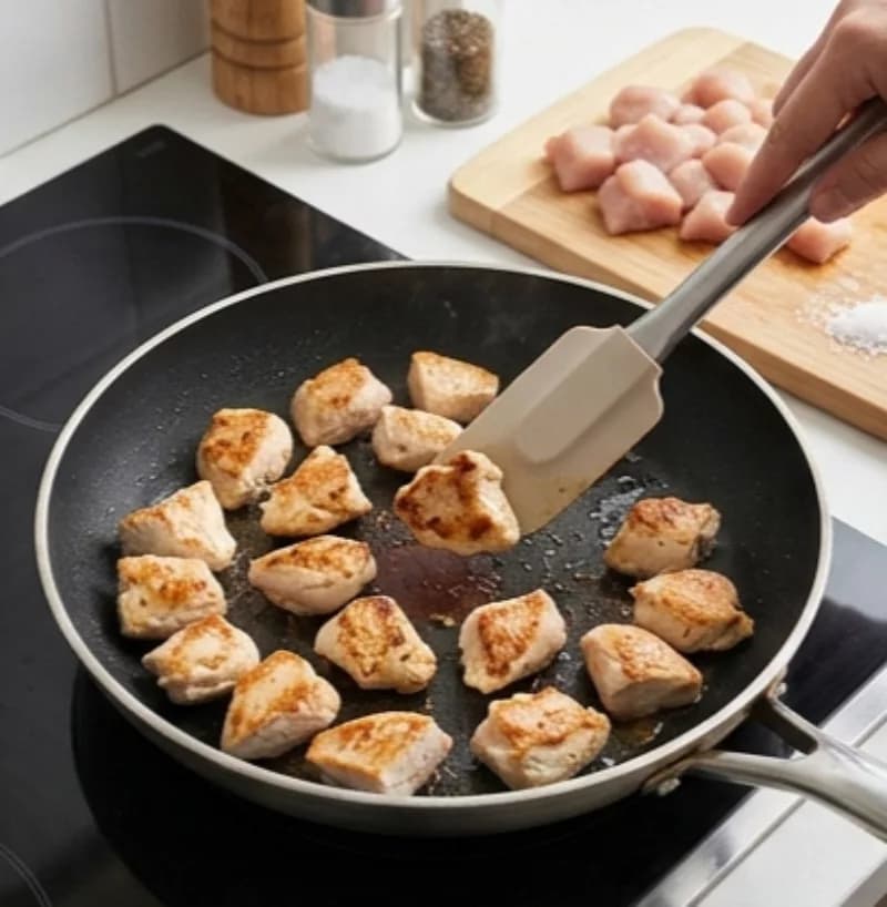 Обжарка курицы