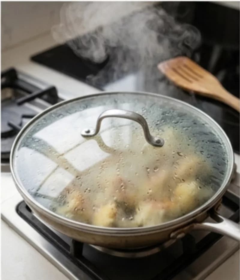 Тушение под крышкой
