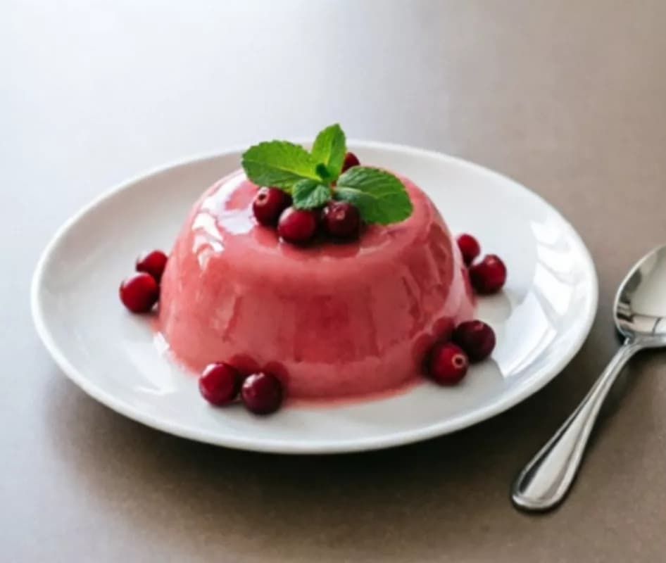 Клюквенный десерт
