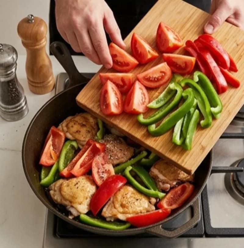 Add the vegetables