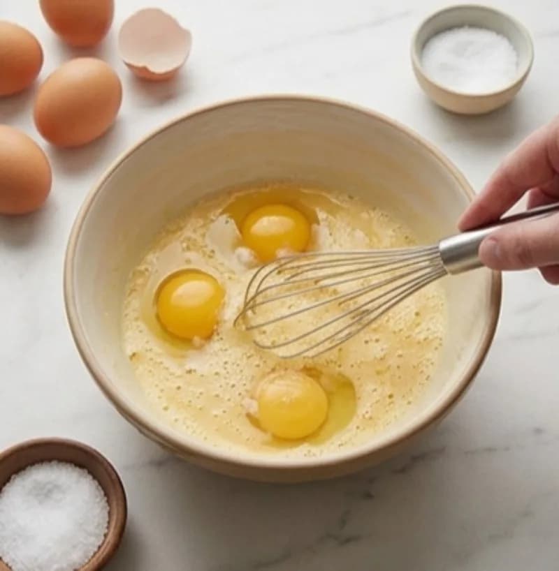 Add the Egg Mixture