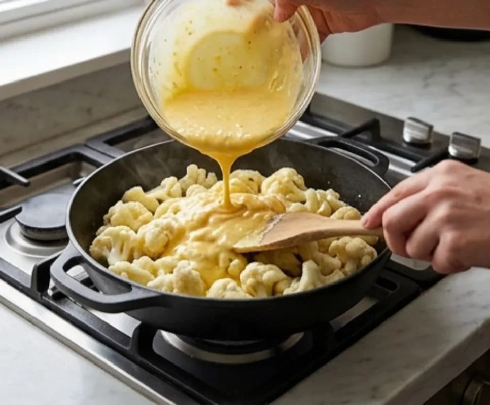 Add the Egg Mixture