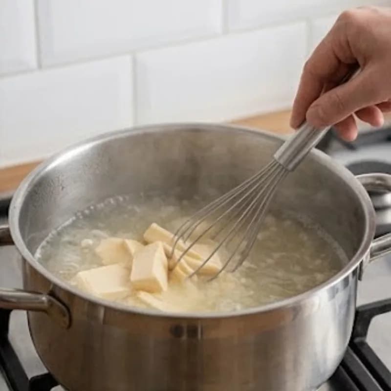 Приготовление сырной основы