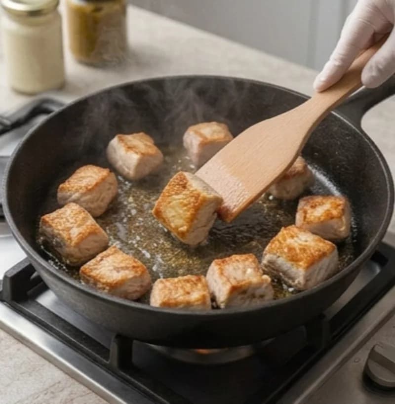 Обжарка курицы