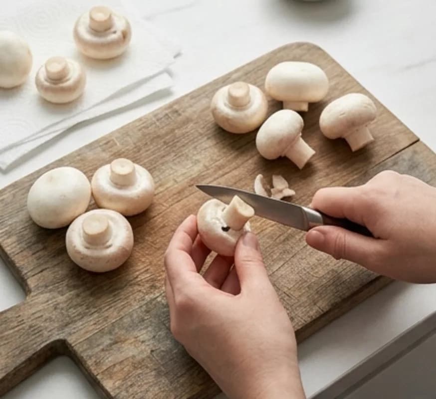 Prep the Mushrooms