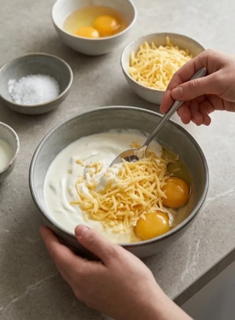 Приготовление заливки