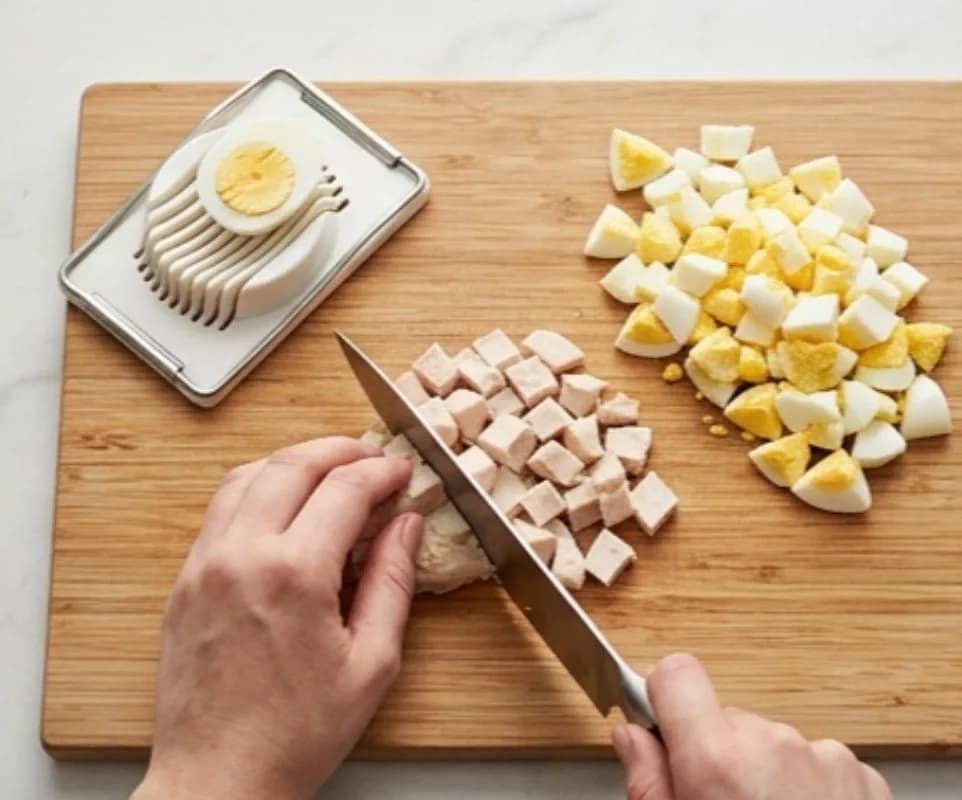 Chop Chicken and Eggs