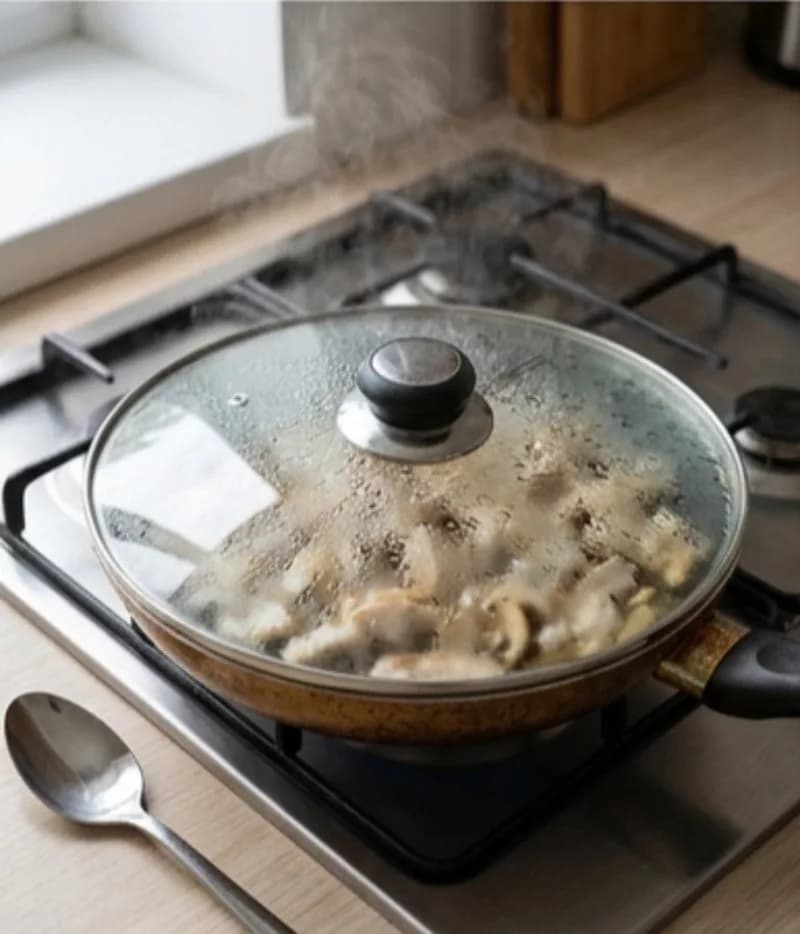 Тушение под крышкой