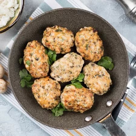 Котлеты с грибами