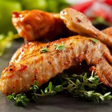 Chicken wings in the oven