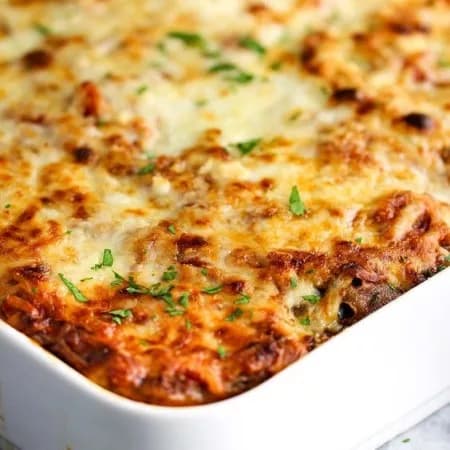 Запеканка с кабачком и овощами