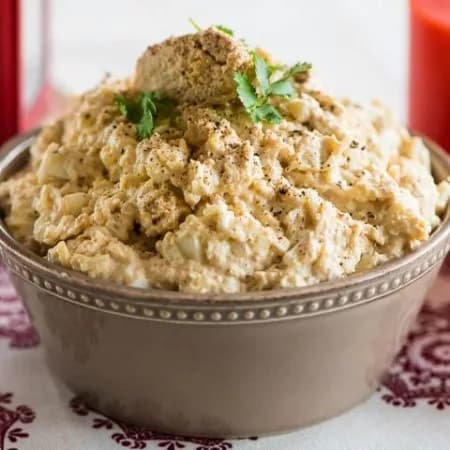 Салат из печени трески