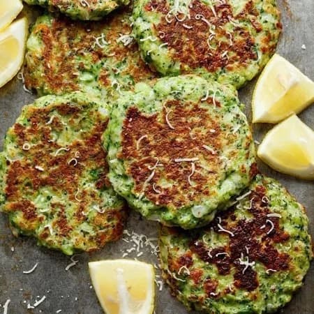 Оладьи из брокколи