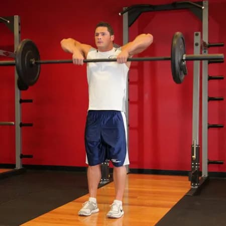 Вертикальная тяга штанги