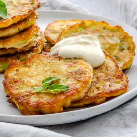 Кабачковые оладьи