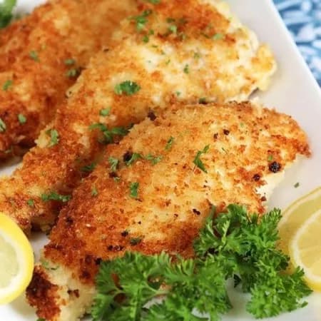 Куриные отбивные в сырном кляре