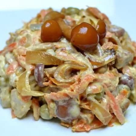 Mushroom and Chicken Salad