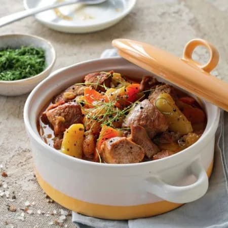 Рагу со свининой и овощами