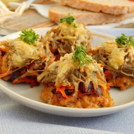 Стожки - блюдо из мясного фарша