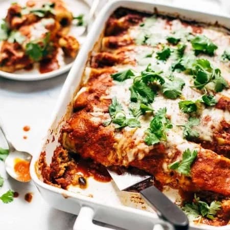 Zucchini casserole with minced meat and tomatoes