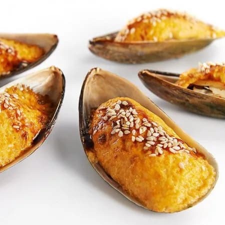 Запеченные мидии