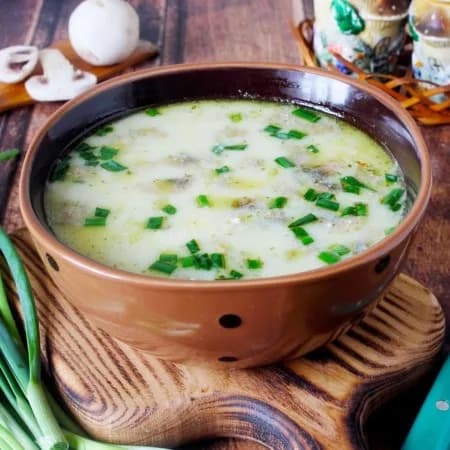 Грибной сливочный суп