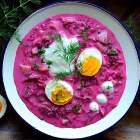 Холодный свекольник