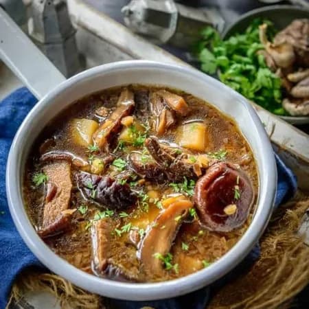  Суп из сушеных грибов 