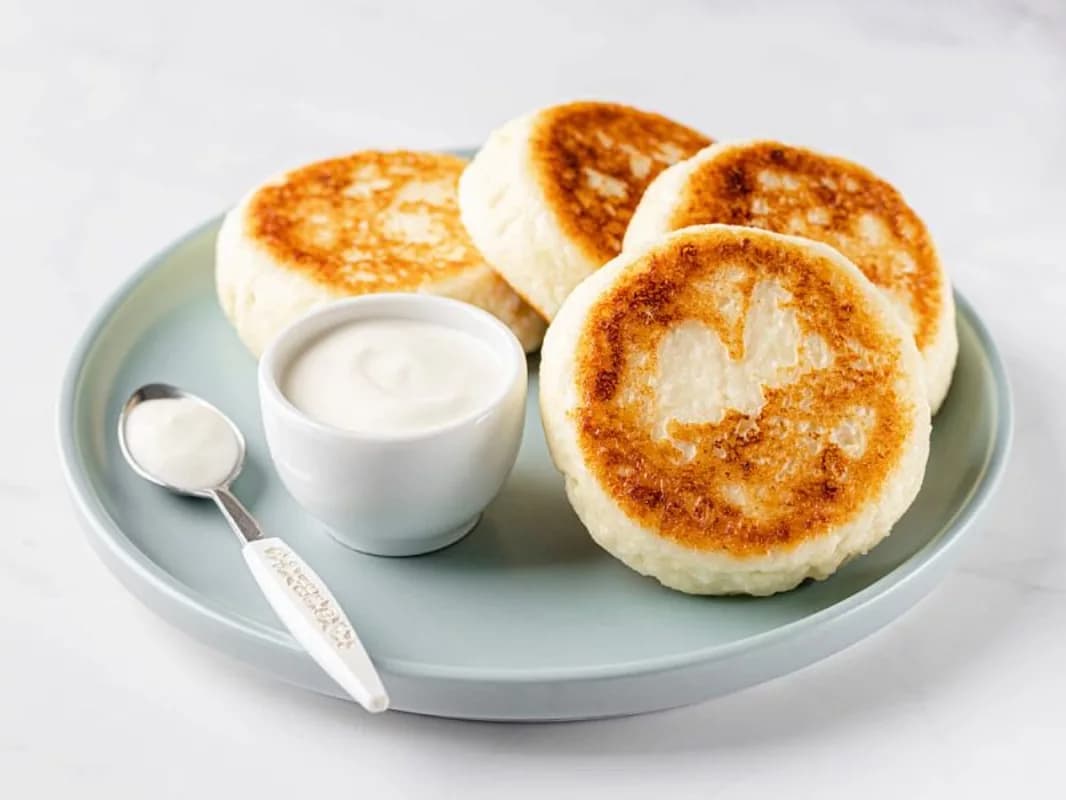 Сырники из творога с кокосом