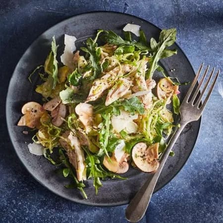 Chicken and mushroom salad
