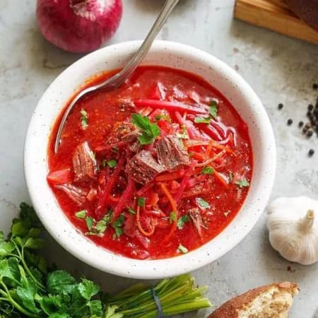 Холодный борщ