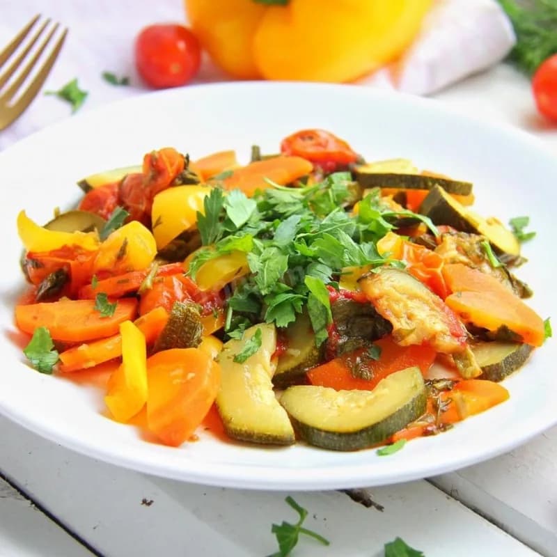 Овощной гарнир в мультиварке