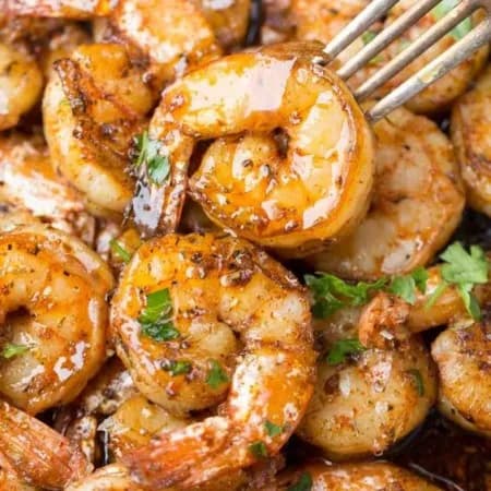 Креветки с соусом