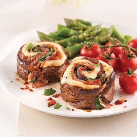 Мясные рулетики с грибами