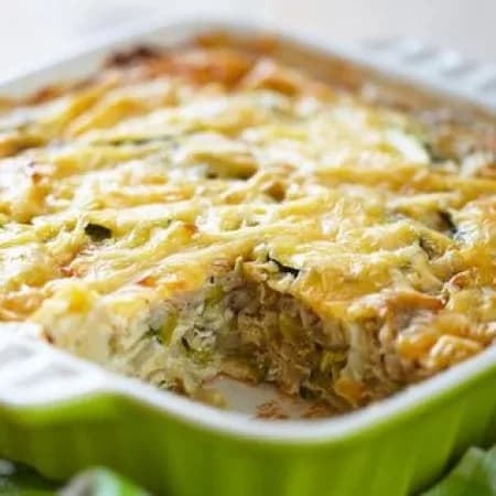 Капустная запеканка с фаршем