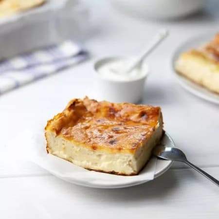 Творожная запеканка в микроволновке