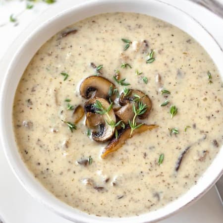 Суп - пюре грибной