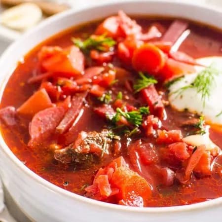 Суп свекольный