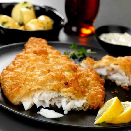 Жаренная камбала