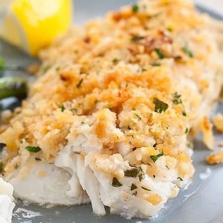 Минтай запеченый с цукини