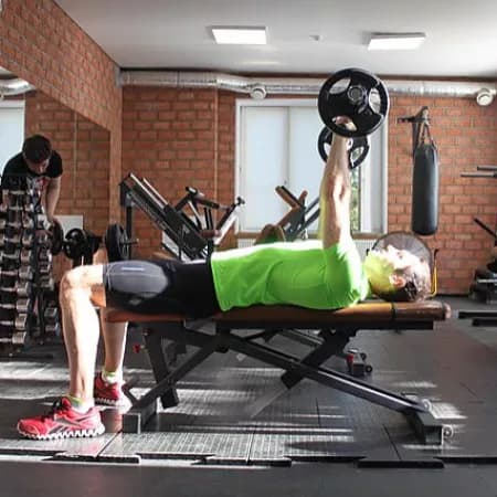 Французский жим лежа