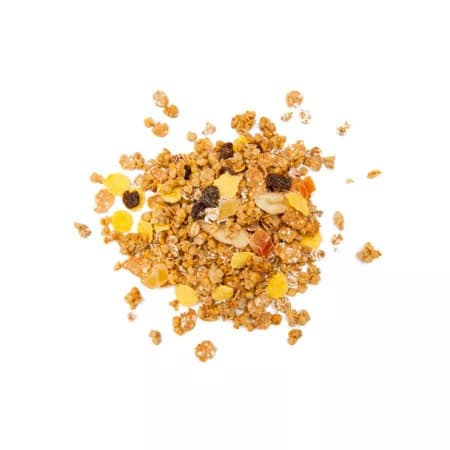Мюсли запечённые (гранола) в сухом виде, хрустящие, с мёдом