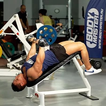 Incline Barbell Pullover