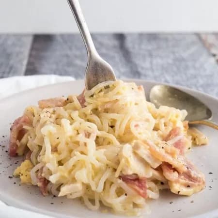 Ширатаки с беконом