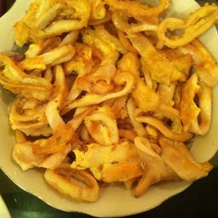 Кольца кальмара в кляре