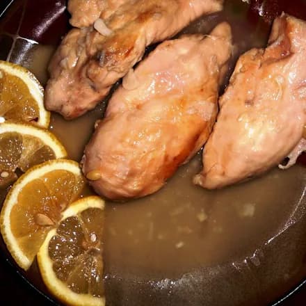 Курица в лимонах