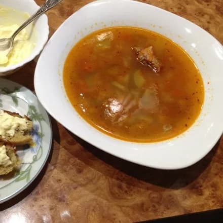 Харчо с рисом ширатаки